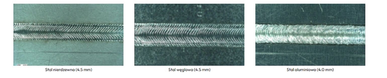 weld created in laser welding process: fish scale effect